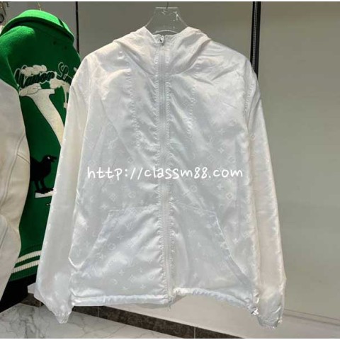 루이비통 24 한정판 양면 긴팔 후드 자켓 A7586