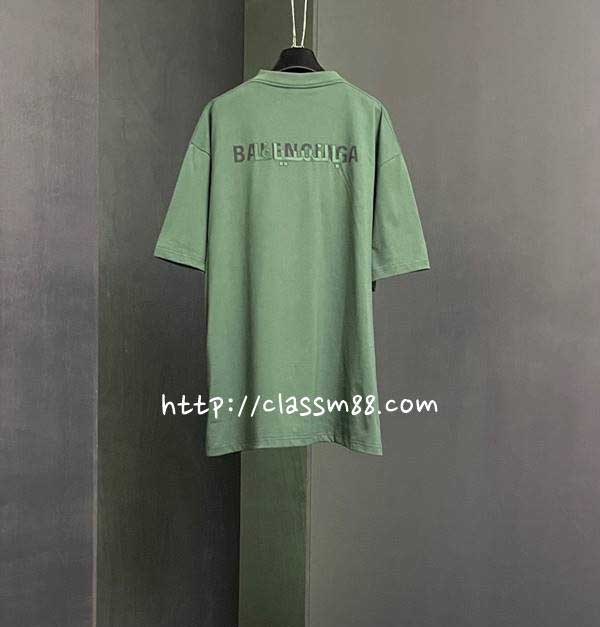 발렌시아가 24 한정판 반팔 티셔츠 A7593
