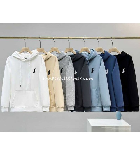 Ralph Lauren Polo 랄프로렌 폴로 24 한정판 남여공용 긴팔 후드 티셔츠 A7605