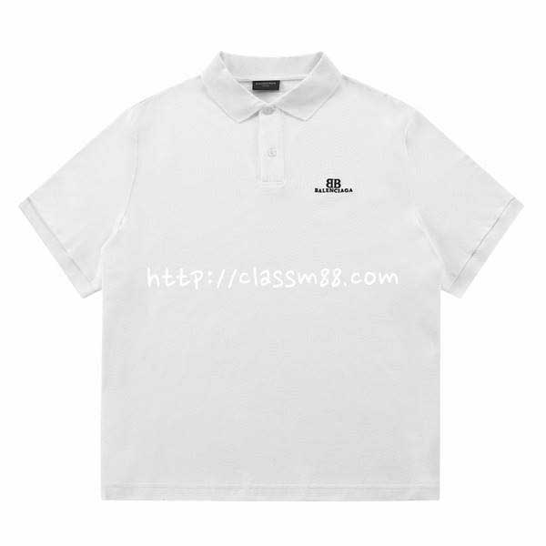 발렌시아가 24 한정판 1276 남여공용 반팔 티셔츠 A7616