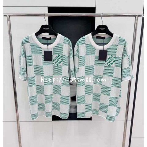 루이비통 24 한정판 반팔 니트 A7684