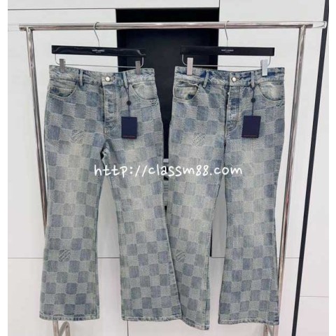 루이비통 24 한정판 청바지 긴바지 A7689