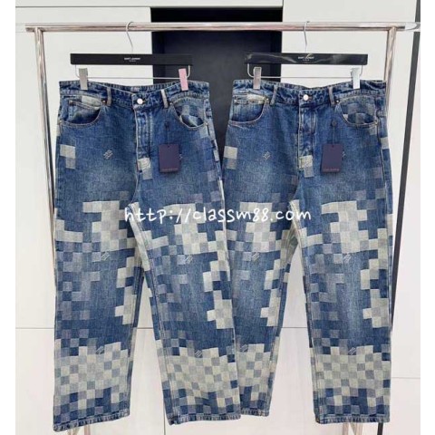 루이비통 24 한정판 청바지 긴바지 A7699