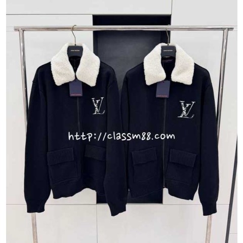 루이비통 24 한정판 긴팔 니트 자켓 A7701