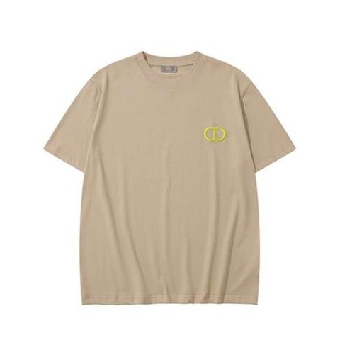 디올 24 한정판 CD 로고 자수 라운드 티셔츠 A7741
