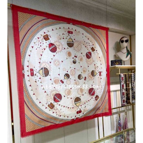 루이비통 24 한정판 Monogram 양털 스카프 D1766