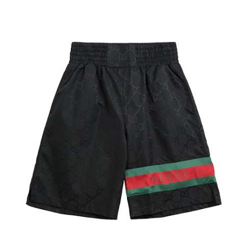 구찌 24 한정판 점보 GG 나일론 자카드 쇼츠 A7759