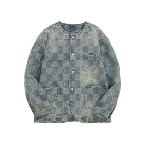 루이비통 24 한정판 다미에 데님 시크 재킷 A7801