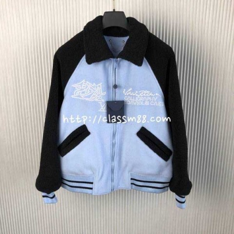 루이비통 24 한정판 양털 긴팔 자켓 A7840