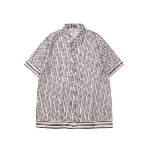 디올 24 한정판 COUTURE 오블리크 반소매 셔츠 셋업 A7890