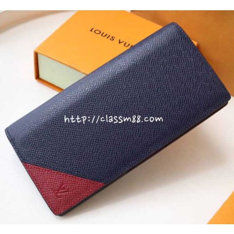 루이비통 24 한정판 Brazza Monogram M82798 장지갑 E353