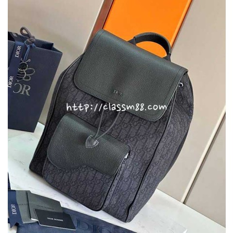 디올 24 한정판 93329 소가죽 카프스킨 백팩 C2393