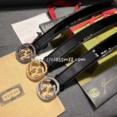 구찌 24 한정판 4cm 벨트 F607