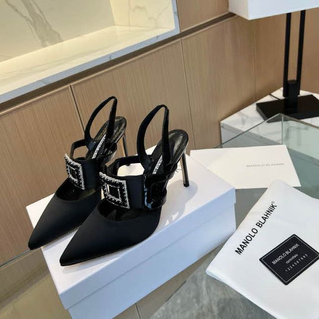 MANOLO BLAHNIK 24 한정판 9cm 여성 하이힐 B2132