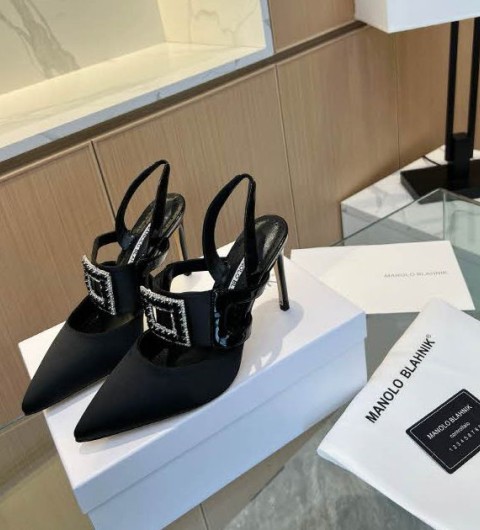 MANOLO BLAHNIK 24 한정판 9cm 여성 하이힐 B2132