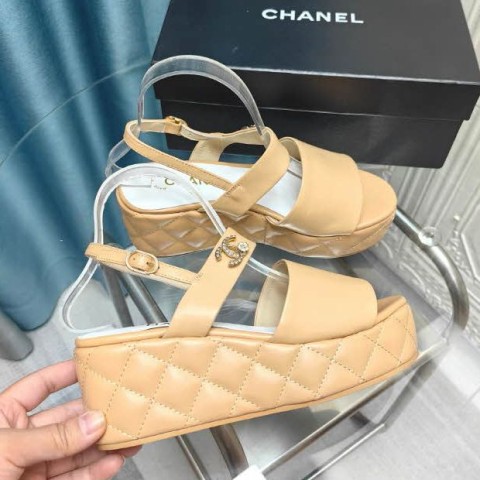 샤넬 24 한정판 6.5cm 여성 샌들 B2214
