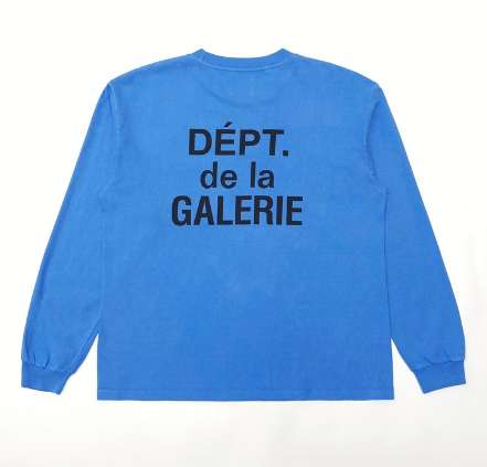 Gallery Dept 갤러리 디파트먼트 24 한정판 DEPT de la GALERIE 롱슬리브 블루 A7971