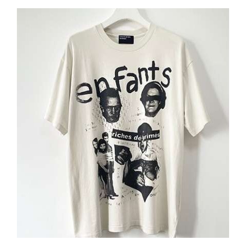 ERD Enfants Riches Déprimés 24 한정판 그래픽 로고 프린트 라운드 티셔츠 A8003