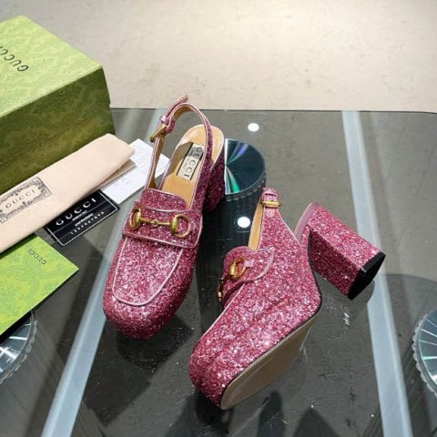 구찌 24 한정판 8.5cm 여성 하이힐 B2311