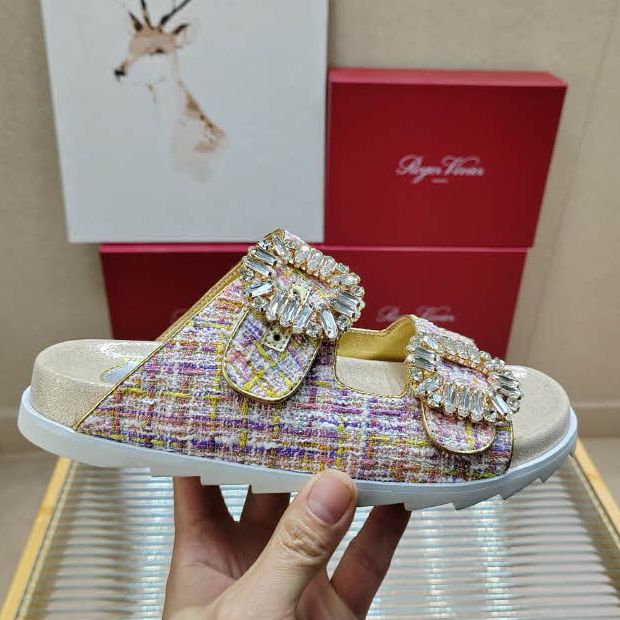 Roger Vivier 24 한정판 여성 슬리퍼 B2448