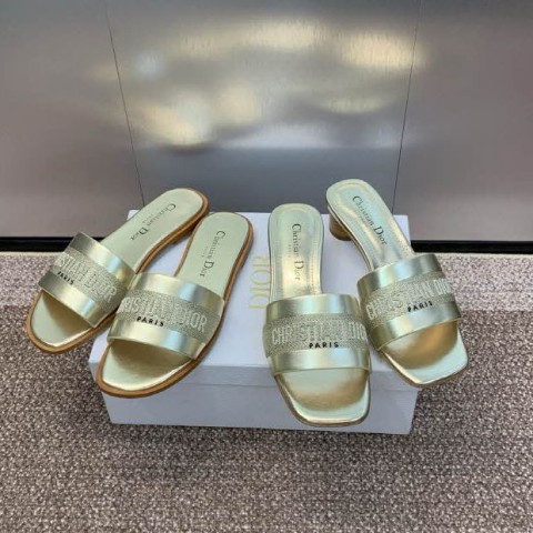 디올 24 한정판 1.5cm/4.5cm 여성 슬리퍼 B2657