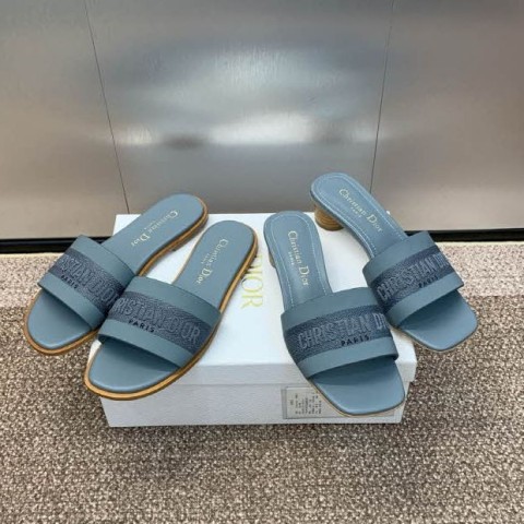 디올 24 한정판 1.5cm/4.5cm 여성 슬리퍼 B2658