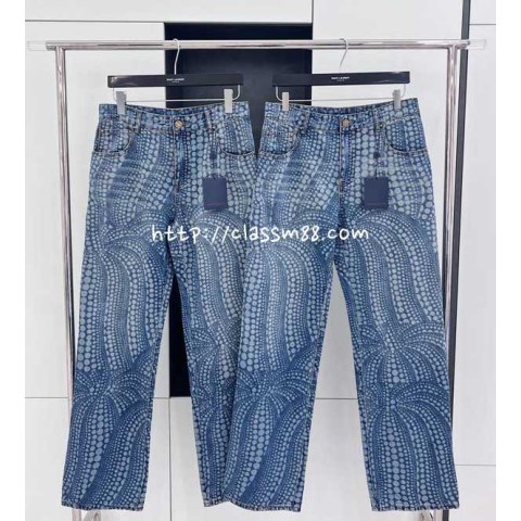 루이비통 24 한정판 청바지 긴바지 A8322