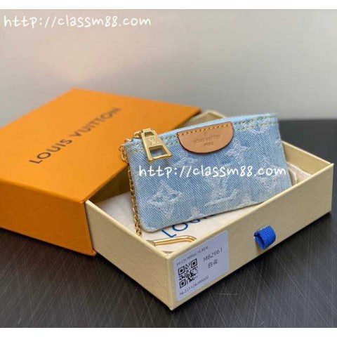 루이비통 24 한정판 M82961 Monogram 지갑 키홀더 키링 D1845