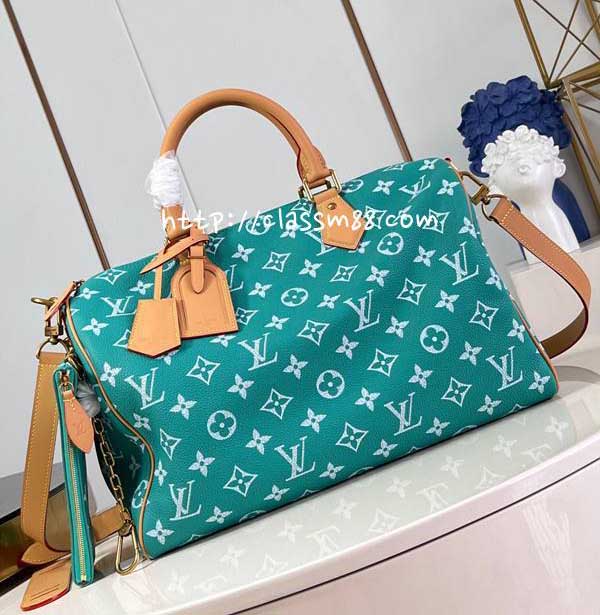 루이비통 24 한정판 M24419 Speedy P9 Bandouliere 40 Monogram Leather 여행 가방 C2518