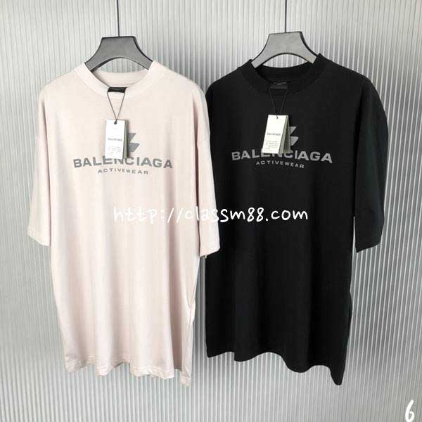 발렌시아가 24 한정판 남여공용 반팔 티셔츠 A8331