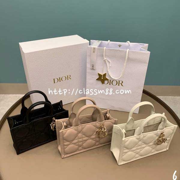디올 24 한정판 Book Tote mini 소가죽 카프스킨 크로스백 가방 C2577