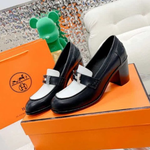 에르메스 24 한정판 8cm 여성 하이힐 B2948