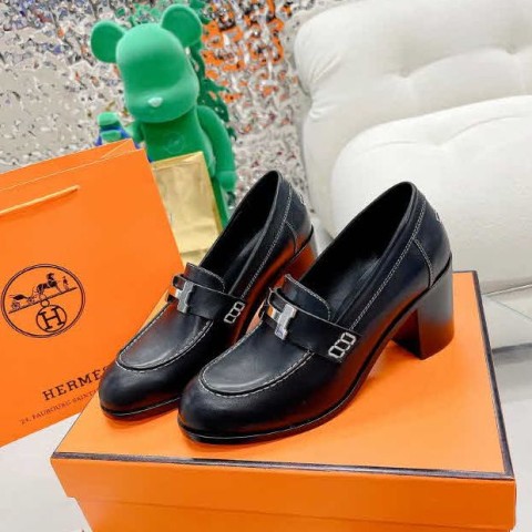 에르메스 24 한정판 8cm 여성 하이힐 B2950