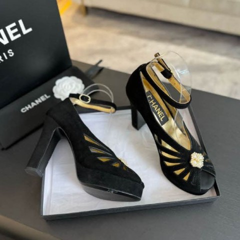 샤넬 24 한정판 10cm 여성 하이힐 B2974