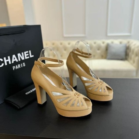 샤넬 24 한정판 10cm 여성 하이힐 B2975