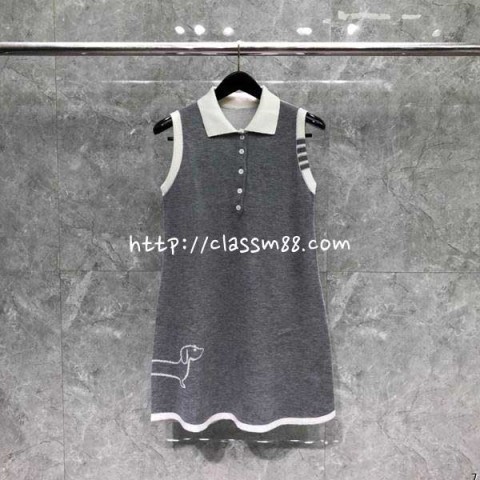 톰브라운 24 한정판 HS 여성 민소매 원피스 A8676