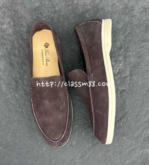 로로피아나 Loro Piana 24 한정판 Summer Walk 소가죽 카프스킨 남여공용 신발 B3131