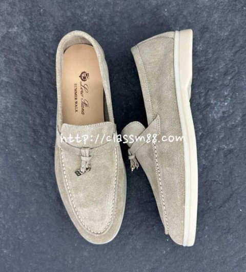 로로피아나 Loro Piana 24 한정판 Summer Walk 소가죽 카프스킨 남여공용 신발 B3133