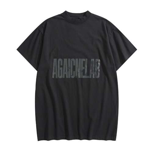 발렌시아가 24 한정판 남여공용 AGAICNELAB 오버사이즈 핏 티셔츠 A8842