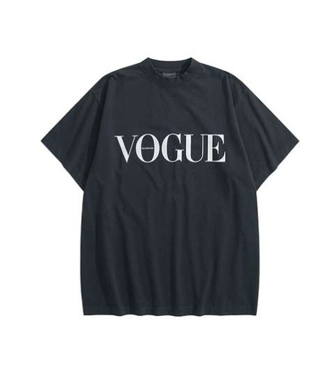 발렌시아가 24 한정판 VOGUE 오버사이즈 핏 티셔츠 A8921