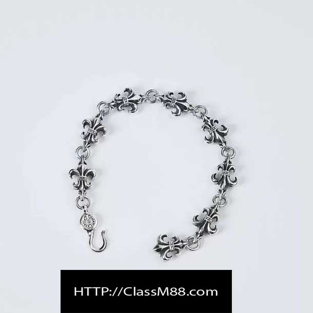 크롬하츠 24 한정판 실버 925 남여공용 팔찌 D2255