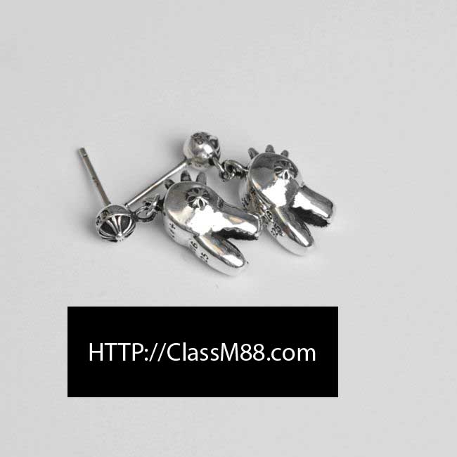 크롬하츠 24 한정판 실버 925 남여공용 귀걸이 D2327