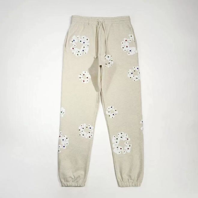 DENIM TEARS 24 한정판 RHINESTONE 남여공용 긴바지 A8725