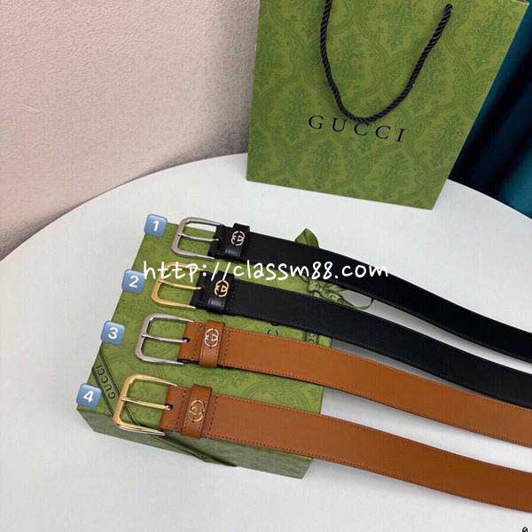 구찌 24 한정판 3.5cm 벨트 F702