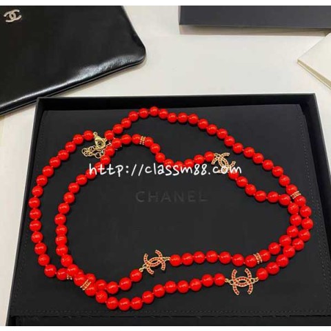 샤넬 24 한정판 목걸이 D2422