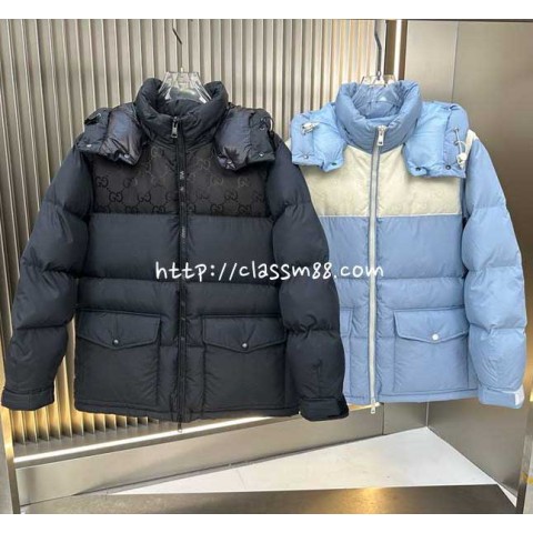 구찌 24 한정판 오리털 긴팔 후드 패딩 자켓 A9128