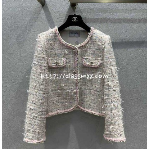 샤넬 24 한정판 여성 긴팔 자켓 A9254