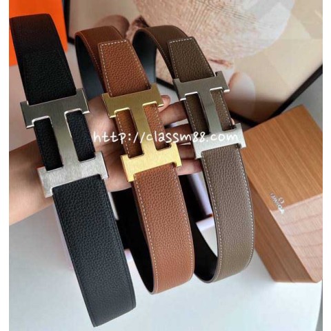 에르메스 24 한정판 양면 3.8cm 벨트 F785