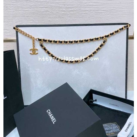 샤넬 24 한정판 허리 벨트 F803