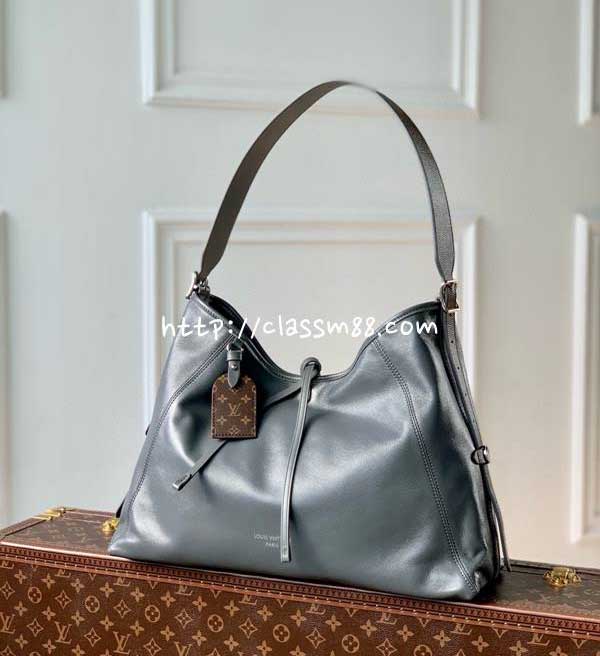 루이비통 24 한정판 M12583 CarryAll Dark 양가죽 램스킨 가방 C3203